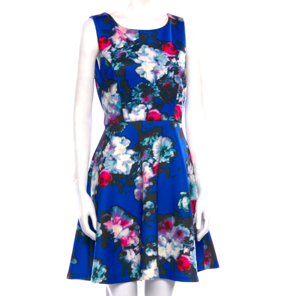 EUC Cynthia Rowley Black Floral Print Mini Dress 
Size: S/4